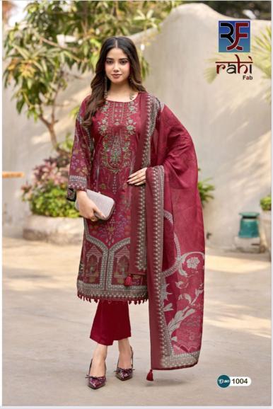 Rahi fab red orchid vol-1 wholesale dress material